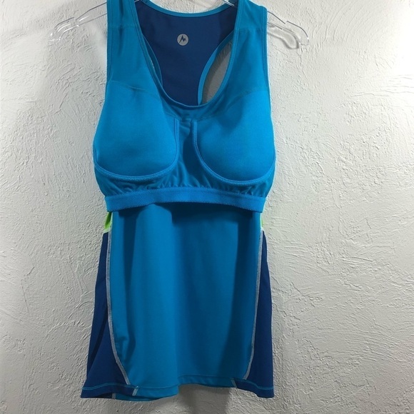 MARMOT - BRIGHTLY COLORED WORKOUT TOP - B2 - Picture 6 of 11